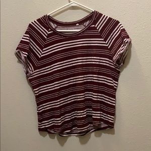 ME TO WE STRIPED TOP